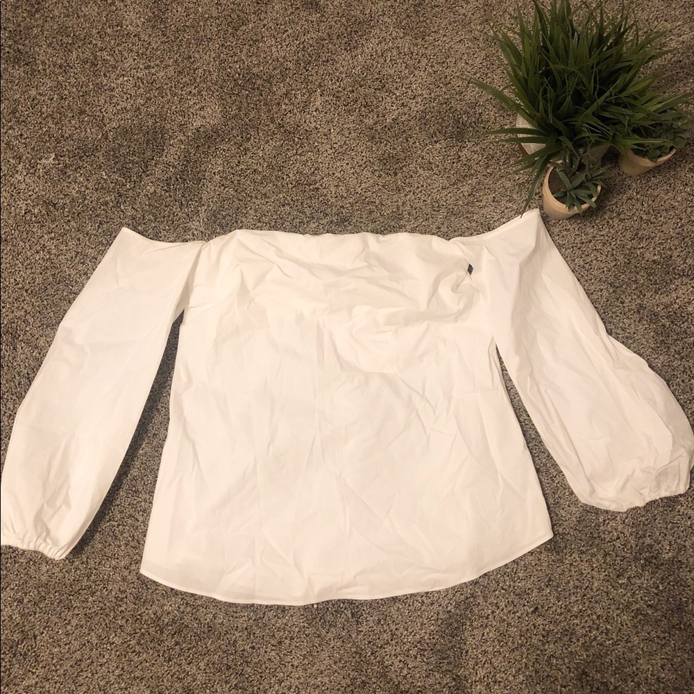Theory White Blouse - Retail $295 - Picture 4 of 8